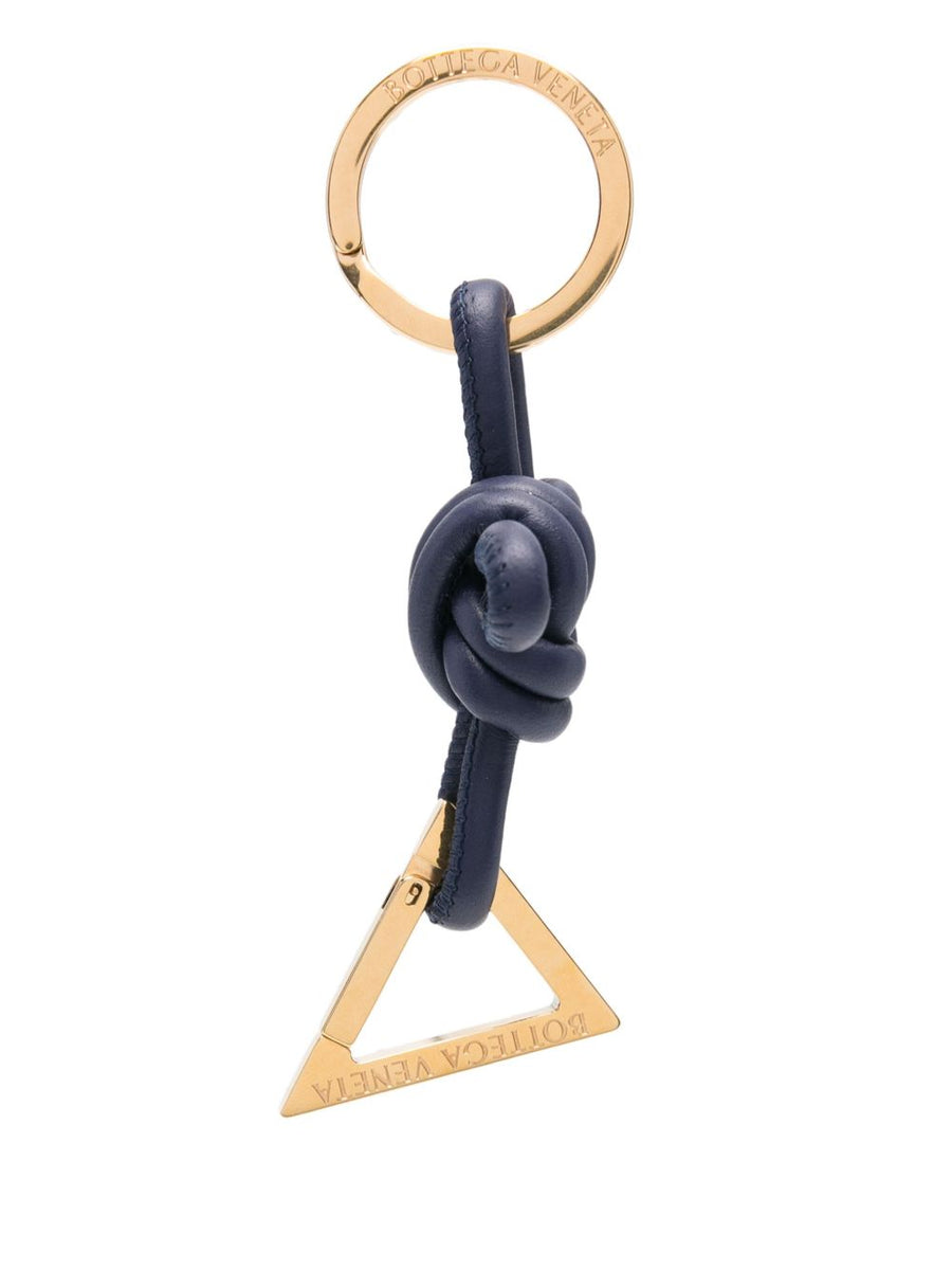 Bottega Veneta Women Triangle Leather Keyring