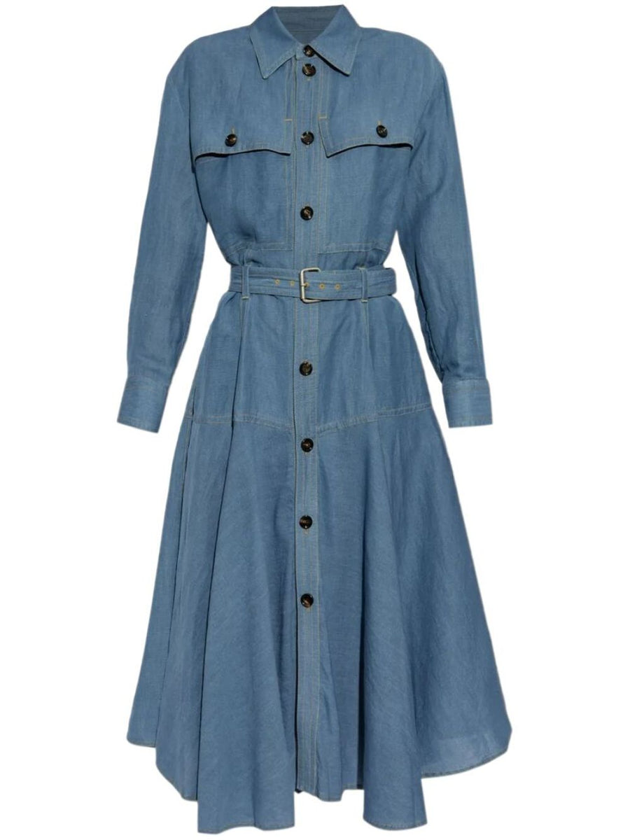 Bottega Veneta Women Midi Shirtdress