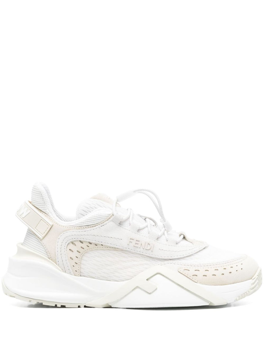 Fendi Women Fendi Flow Leather Sneakers