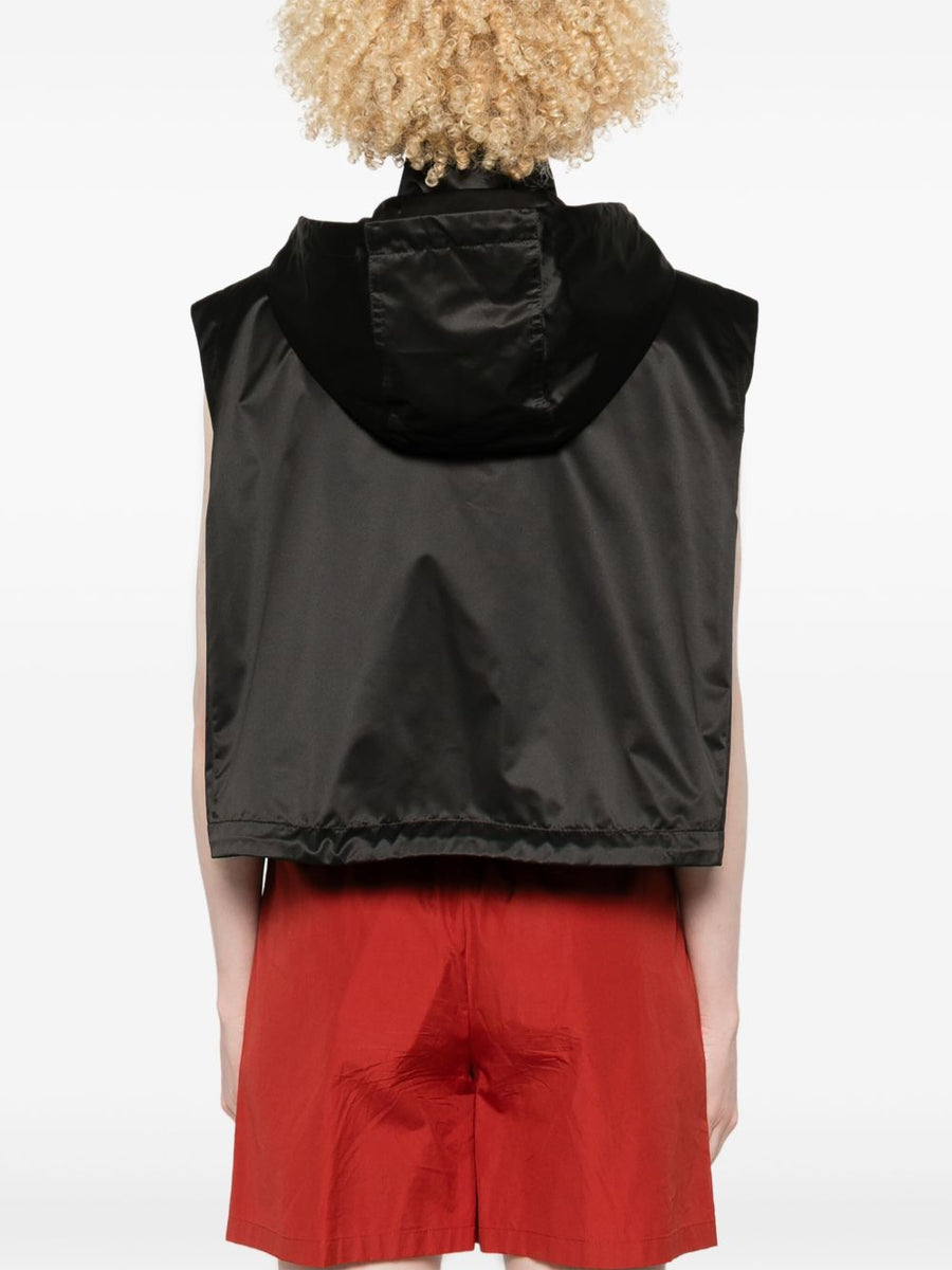 Fendi Women Hooded Zipped Vest