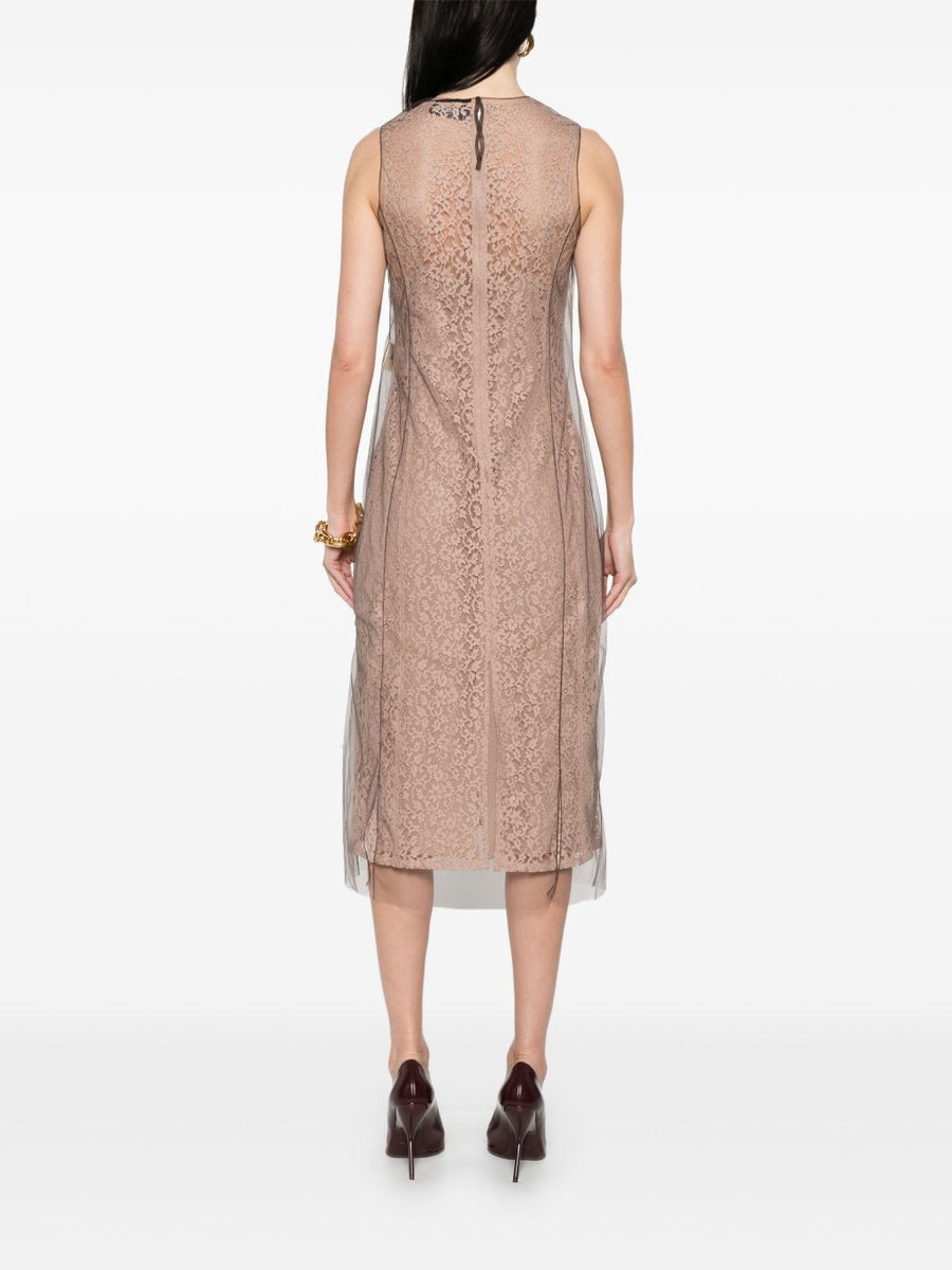 Fendi Women Lace Midi Dress