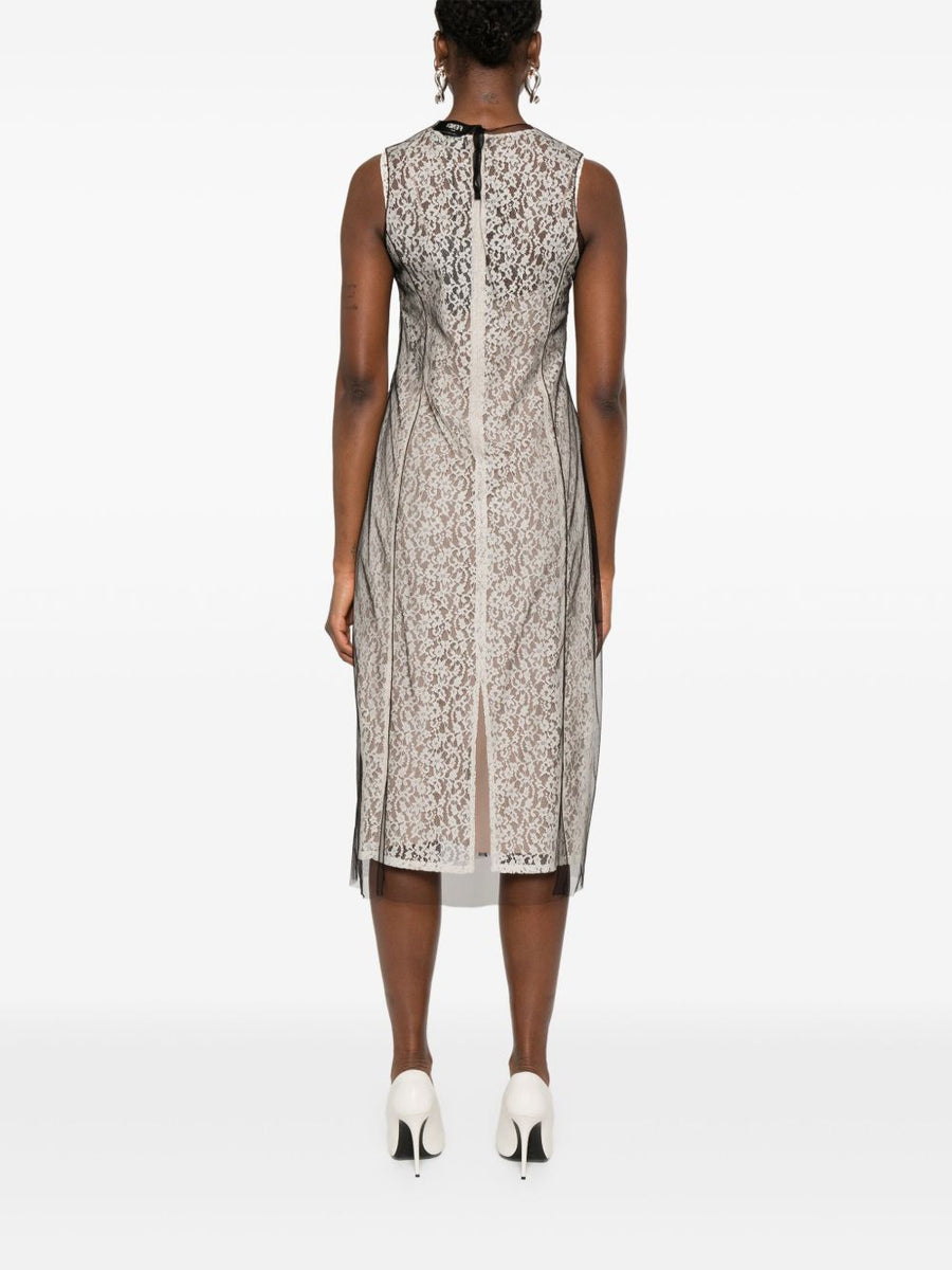 Fendi Women Lace Midi Deess