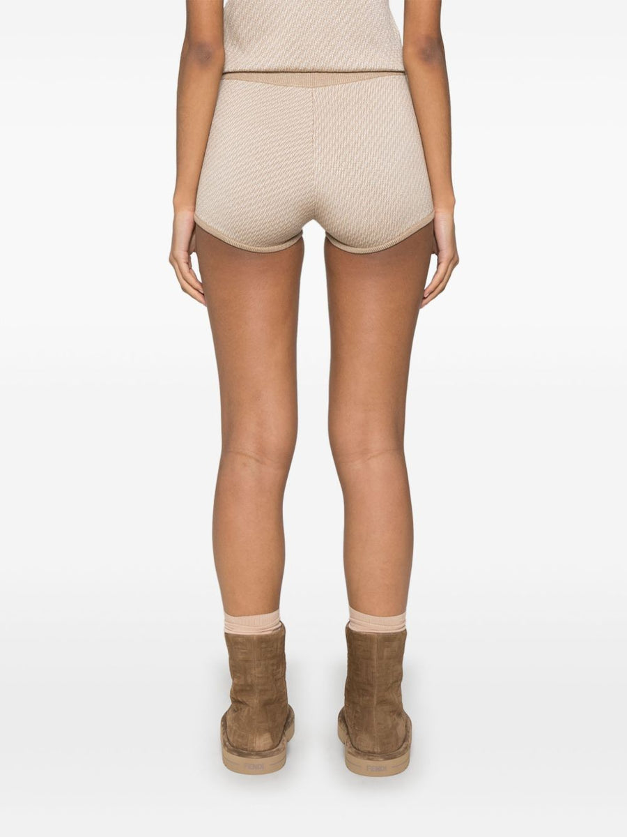 Fendi Women Ff Wool Shorts