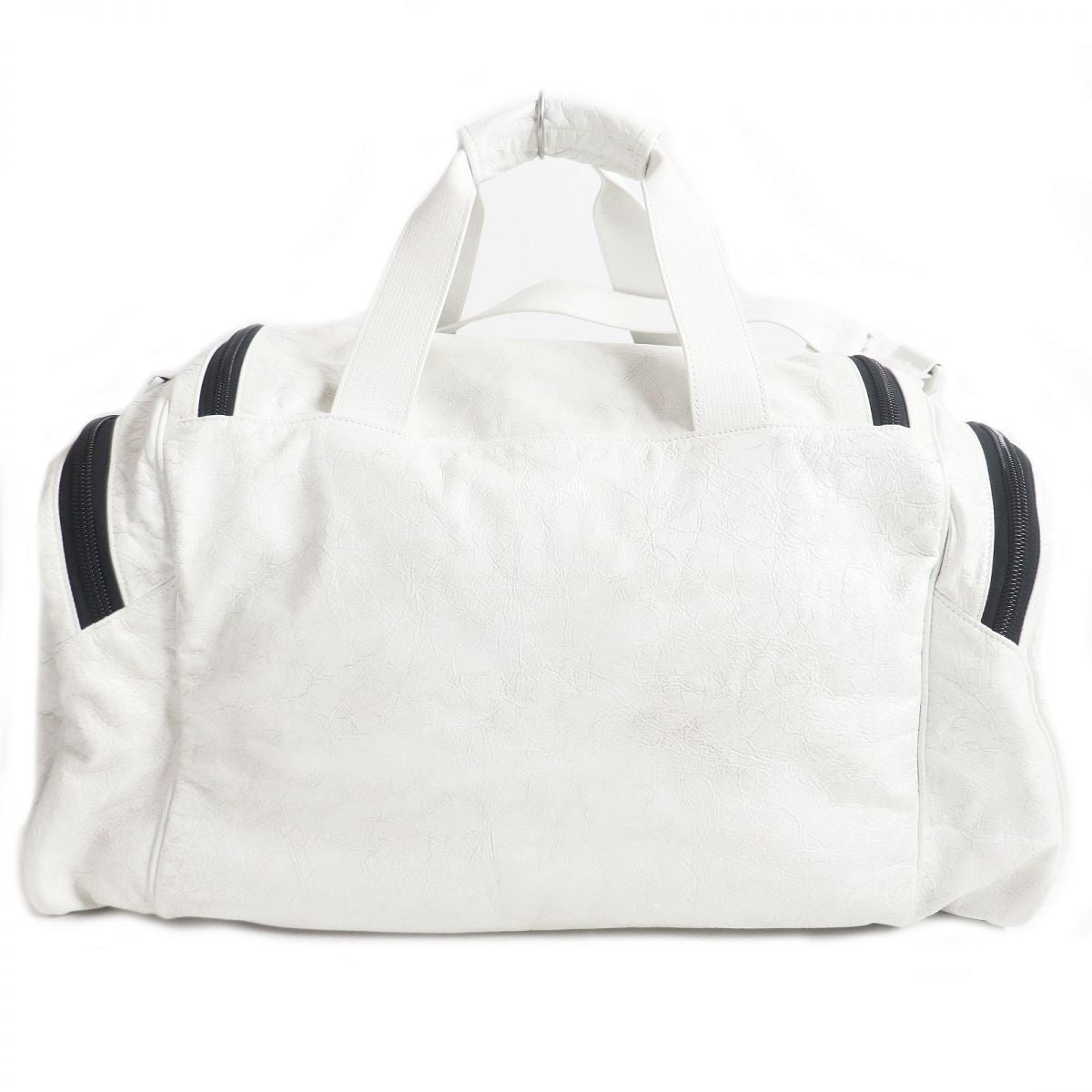 balenciaga Adidas Lambskin Gym Bag White