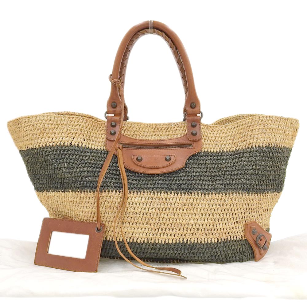 balenciaga Raffia Handbag