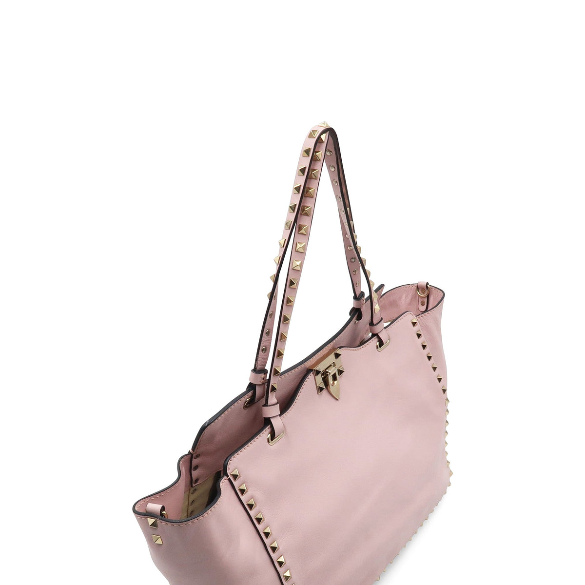 Medium Rockstud Tote Pink