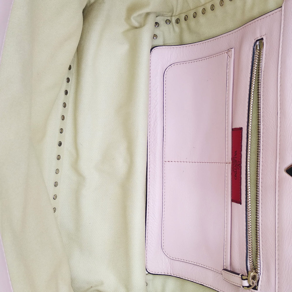 Medium Rockstud Tote Pink