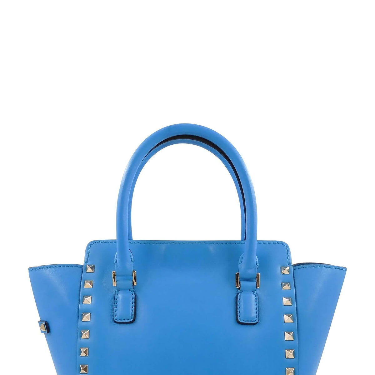 Mini Rockstud Satchel Blue