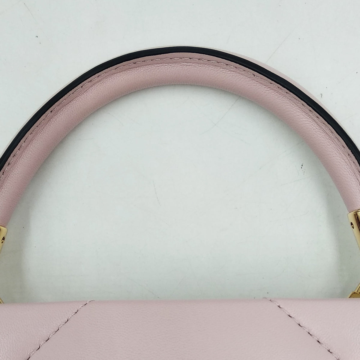 Small Roman Stud the Handle Bag Blush Pink