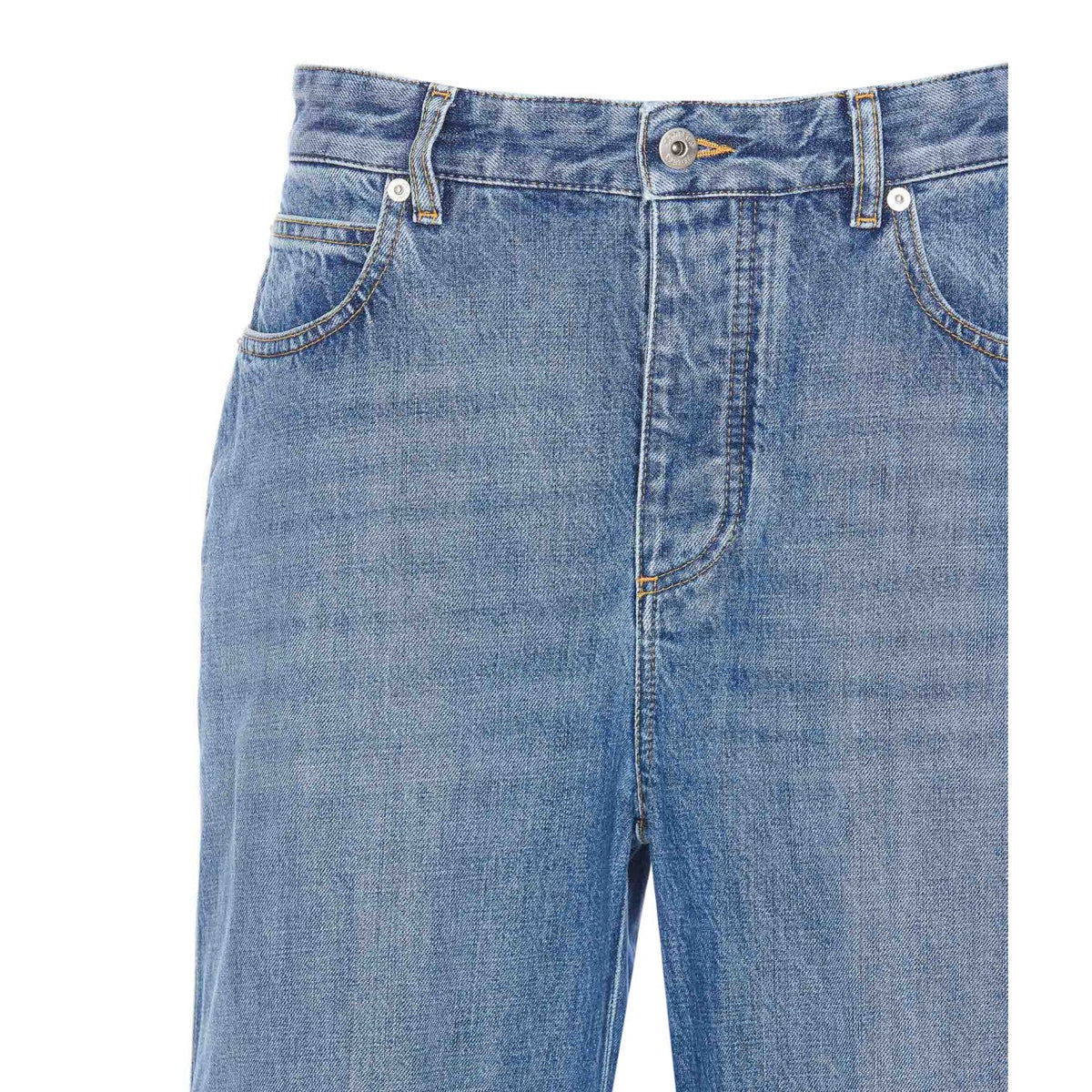 Bottega Veneta Women Vintage Indigo Turned Up Jeans