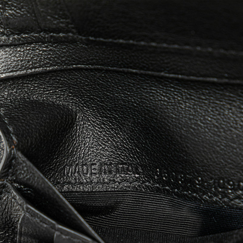 balenciaga Logo Leather Bifold Wallet