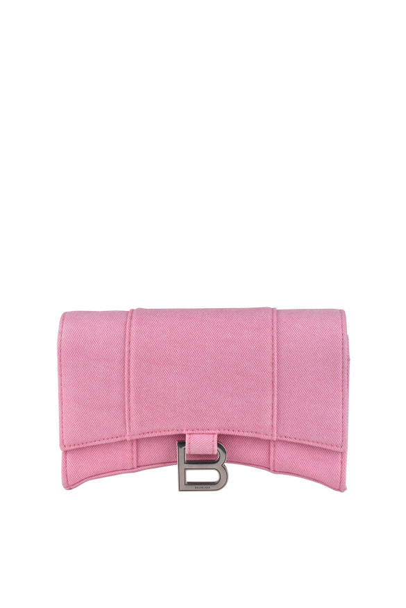 Balenciaga Women Hourglass Wallet On Chain