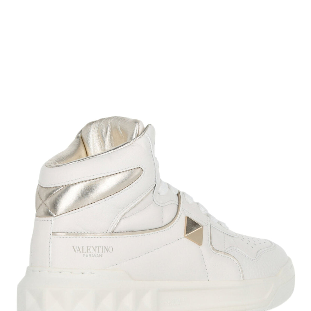 Valentino Womens One Stud High-Top Sneaker