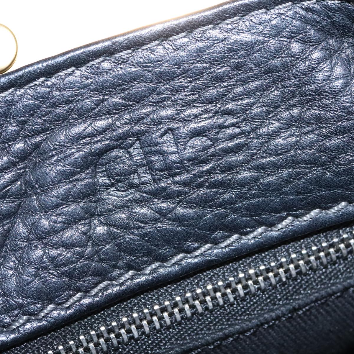 Chloe Paddington Hand Bag Leather Black Gold Silver yk16230