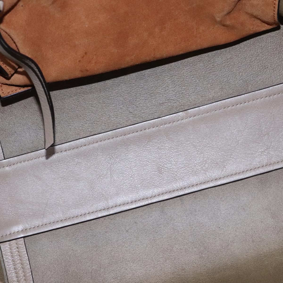 Chloe Milo Tote Bag Leather Beige Gold yk16532