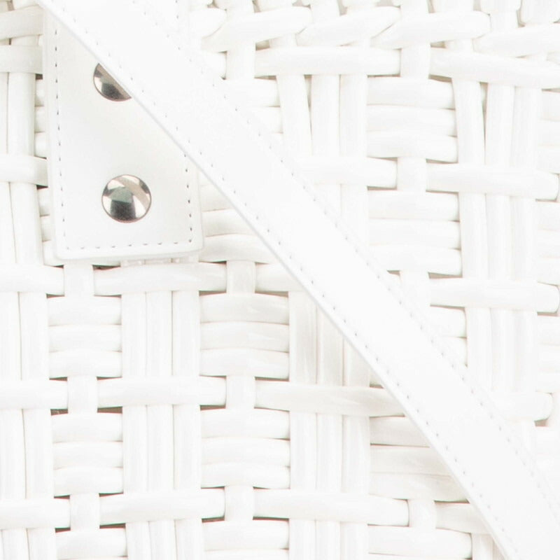 balenciaga Bistro Basket XS Handbag White
